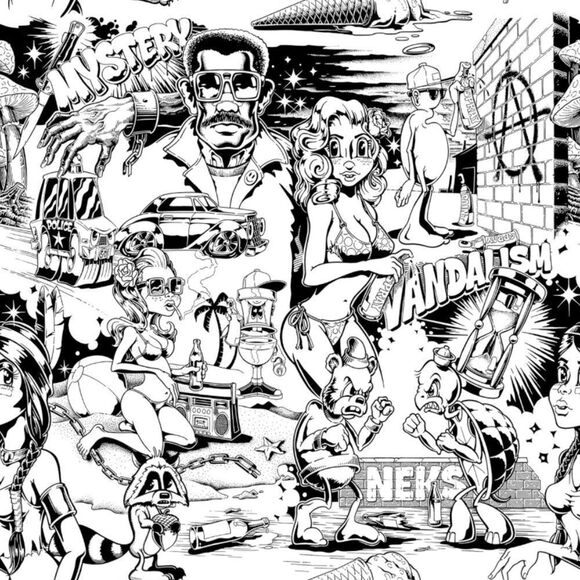 RVCA VA – T-SHIRT – ANP – George Thompson – Mens: L - Picture 13 of 14